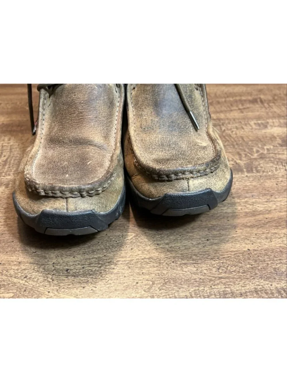 Justin Cappie Boots 232 Men's Size 9 Work Shoes Oil Slip Resistant Leather